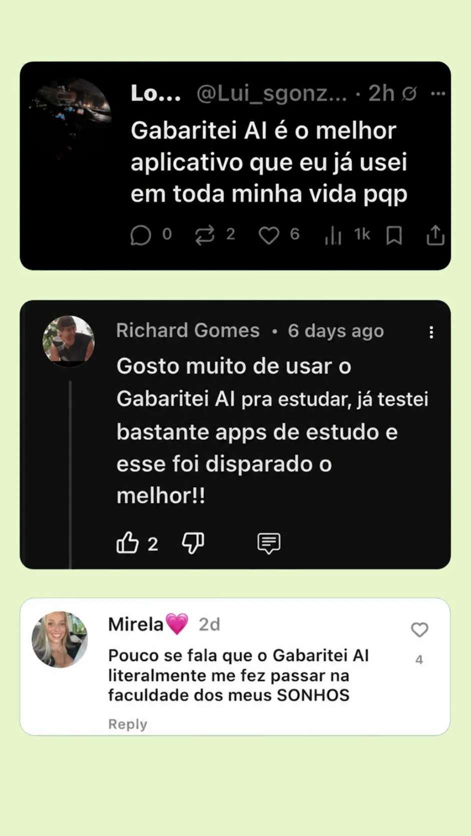 Provas Sociais