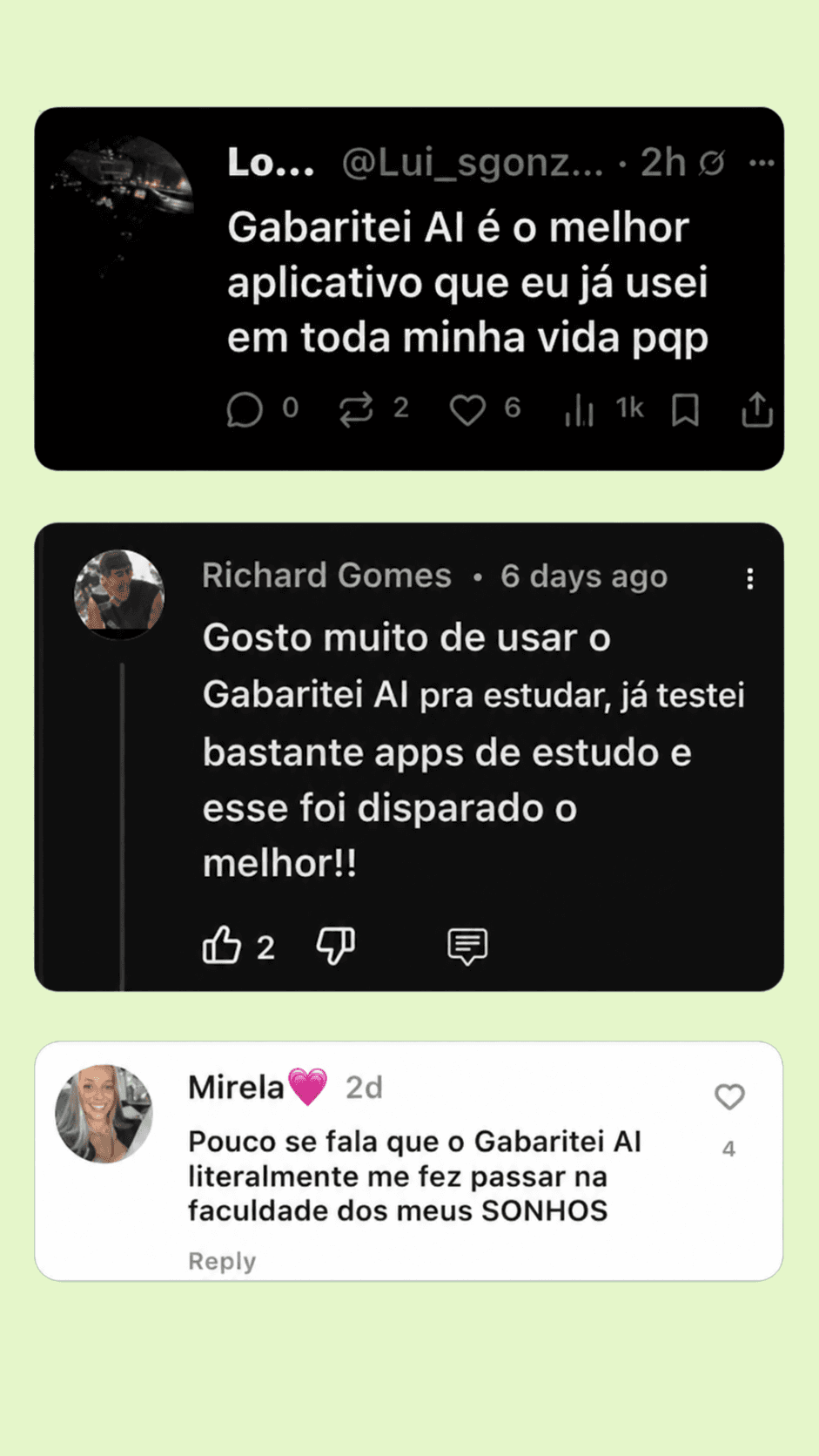 Provas Sociais